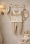 5-Piece Collared and Flowery 100% Cotton Newborn Baby Girl Hospital Discharge Set/Baby Girl Zibin Set - 7
