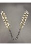 Elegant Pearl Branch Model Bridal & Evening Dress Hair Clip – Set of 2 - 5