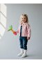 Baby Girl Heart Detailed Pocketed Buttoned Jacket - 4