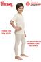 Unisex Children's 75% Wool Warm Non-Shrink Short Sleeve Wool Underwear - 2