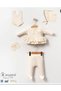 Newborn Baby Girl Set of 5 – 100% Cotton, Lace Scallop Detail, Baby Set with Hat - 4
