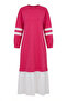 Garnili Sporty Hijab Dress 71079-06 Fuchsia - 6