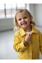 Girl's Floral Patterned Textured Design Jacket - 3