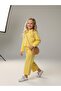 Girl's Floral Patterned Textured Design Jacket - 4