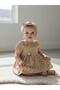 Baby Girl Cotton Snap Detailed Patterned Dress