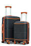 Hard Shell Unbreakable Expandable PP 2 PCS Set Luggage, Lightweight, Secured Lock Suitcase