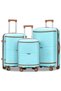 Hard Shell Unbreakable Expandable PP 3 PCS Set Luggage, Lightweight, Secured Lock Suitcase