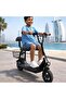 Mini Harley Electric Scooter - 48V Lithium Battery, Foldable Commuter Design with Rear Cargo Basket - 5