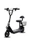 Mini Harley Electric Scooter - 48V Lithium Battery, Foldable Commuter Design with Rear Cargo Basket