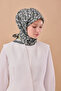 Lorena - Silkhome Aura Viscose Blended Cotton Texture 90X90Cm Scarf – 4 Seasons Use - 140005-11 - 2