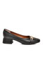Black Lightweight Women's Low Heel Shoes Pc-55128 Z