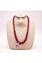 Red Crystal Bead Necklace – 38.5 g - 6