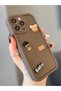 iPhone 14 Pro Max 3D Decorated Brown Shockproof Case - 2