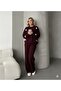 For the Love of Panda! Soft Textured Patterned Two-Piece Knit Set Fits Sizes 38-42 - 3