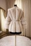 Luxury Faux Fur & Leather Belted Jacket for Women – Made in Italy – Elegant Winter Coat with Zip - 4