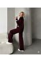 For the Love of Panda! Soft Textured Patterned Two-Piece Knit Set Fits Sizes 38-42 - 5