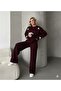 For the Love of Panda! Soft Textured Patterned Two-Piece Knit Set Fits Sizes 38-42 - 4