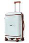 Hard Shell Unbreakable Expandable PP 24 Inch (20-25kg) Luggage, Lightweight, Secured Lock Suitcase