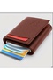 Yiwushi Automatic Mechanism Card Holder Unisex 9 Card Compartment Pu Leather High Quality - 4