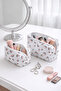 Multi-Purpose Patterned Organizer Fabric Bag Mother & Baby Organizer & Makeup Bag Set of 2 - 2
