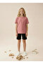 100% Cotton Oversize Fit T-Shirt and 100% Cotton Shorts Set - 2