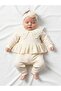 100% Cotton Baby Girl Long Sleeve Transitional Jumpsuit with Headband