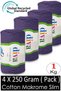 (4 X 250 Gr) - 1 kg - 2mm - Koton Macrame Bag Yarn 188 Purple