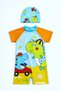 New Season Cute Character Printed Uv Protection Bonded Quick Dry Boys' Jumpsuit Swimsuit - 2