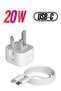 IPhone 20W USB-C Power Adapter With Cable for iPhone 14 POR 13 13 PRO 13 PRO MAX 12 / iPhone 12 Pro