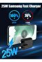 25W PD Fast Charger Adapter, USB C Plug and Cable for Samsung Galaxy S21, S21 FE, S21 Ultra, S22, S - 3