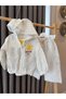 Babyaden Muslin Fabric Hooded Jacket, Pants and Cotton T-Shirt Seasonal Baby Boy 3-Piece Set - 7