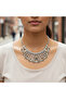 Crystal Stone Glamorous Evening Dress Necklace – Drop Model Special Occasion & Event Necklace - 6