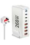 Multi USB Charger, 268W USB C Fast Charger 8-Port Charging Station Portable USB And Type C Charging - 2