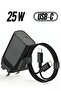 25W USB C Wall Charger with USB C Cable, USB C PD Charger Fast Charge for Samsung Galaxy S23 Ultra/