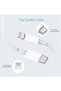 iPhone Fast Charger Cable【Apple MFi Certified】20W PD USB C Wall Charger Type C Power Adapter Lightn - 6
