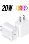 iPhone Charger USB-C Power Adapter : 20W USB C Wall Charger, Fast Charging Type C Chargers Block Co