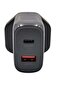 Fast Wall Charger with Dual Ports (PD + USB) for Quick Charging, 20W Power, Model BC202, Bra - 2