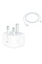 20W USB-C Power Adapter with 1m Type-C to Lightning Cable | Fast Charging PD Charger Compatible wit - 3