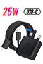 25W USB C Fast Charger for compatible Samsung, USB C Charger Plug Wall Charger with 2M USB C Cable