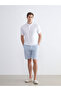 Nevavm Slim Fit Gabardine Men's Shorts with a Difference