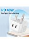2-Pack 20W USB-C PD Fast Wall Charger – Dual Port Travel Power Adapter with British Plug – Compatib - 2