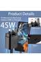45W USB C Charger Super Fast Charger USB C with 5ft Cable for45W USB C Charger,compatible Samsung U - 4