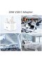 20W USB C Fast Charger With 2M Cable for iPhone 14/14 Plus/14 Pro/14 Pro Max/13 12 11 X XR XS SE 20 - 6