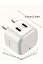 2-Pack 20W USB-C PD Fast Wall Charger | Dual Port Travel Power Adapter with British Plug | Compatib - 7