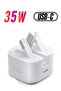 iPhone 16 & iPhone 15 Pro Max 35W USB-C Charger | Fast Charging Adapter for iPhone 16, iPhone 15 Pr