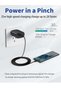 UK USB C Plug & Cable 45W Charger For Samsung FAST Charge Adapter 3 Pin Mains Wall Charging for gal - 3