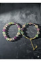 Rainbow Fluorite Natural Stone 10mm Crystal Cut Handmade Bracelet Aaa+ Quality - 3