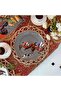 Equestrian Blue & Red Jacketed 27 Cm Porcelain Plate - 2