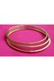 Steel Gold Color 3-Piece Bracelet Set with Silvery Shiny Design – Women's Stylish Bracelet for Daily & Special Occasions - 3