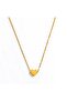 Stainless Steel Thin Elegant Chain Minimal Heart Necklace (50 cm)